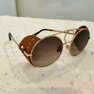 Chloe Sunglasses with leather detail
